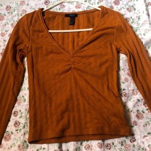 Long sleeve V Neck top All offers considered